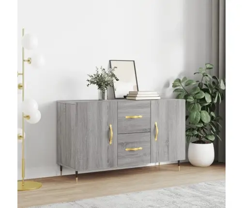 Kumode, Pelēka Ozolkoka Krāsa, 100X36X60 Cm, Inženierijas Koks Vidaxl Kumode, Pelēka Ozolkoka Krāsa, 100X36X60 Cm, Inženierijas Koks Vidaxl