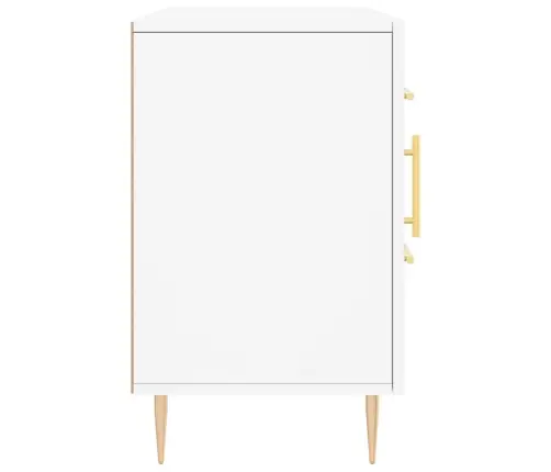 Šoninė Spintelė, Baltos Spalvos, 100X36X60cm Apdirbta Mediena Šoninė Spintelė, Baltos Spalvos, 100X36X60cm Apdirbta Mediena