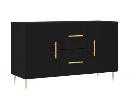 Kumode, Melna, 100X36X60 Cm, Inženierijas Koks Vidaxl