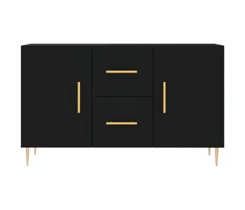 Kumode, Melna, 100X36X60 Cm, Inženierijas Koks Vidaxl