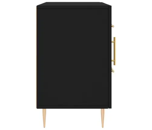 Kumode, Melna, 100X36X60 Cm, Inženierijas Koks Vidaxl