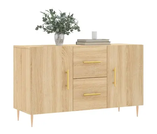 Kumode, Ozolkoka Krāsa, 100X36X60 Cm, Inženierijas Koks Vidaxl