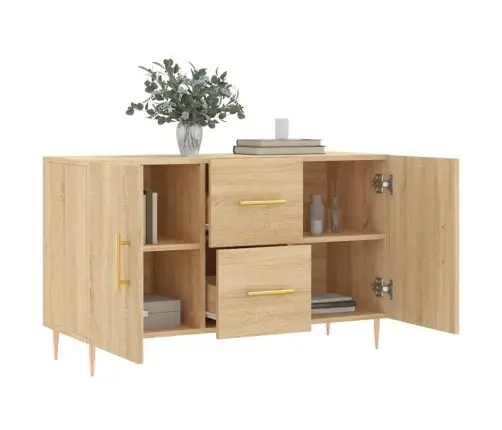 Kumode, Ozolkoka Krāsa, 100X36X60 Cm, Inženierijas Koks Vidaxl