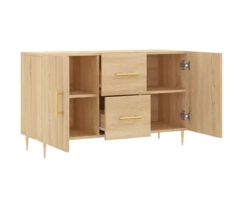 Kumode, Ozolkoka Krāsa, 100X36X60 Cm, Inženierijas Koks Vidaxl