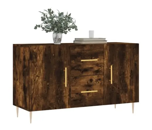 Kumode, Ozolkoka Krāsa, 100X36X60 Cm, Inženierijas Koks Vidaxl