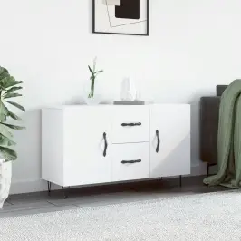 Kumode, Balta, 100X36X60 Cm, Inženierijas Koks Vidaxl
