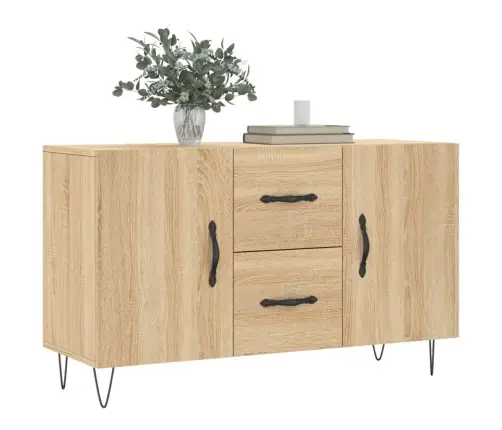 Kumode, Ozolkoka Krāsa, 100X36X60 Cm, Inženierijas Koks Vidaxl