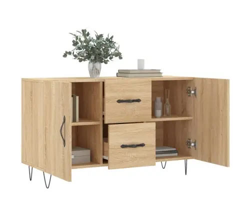 Kumode, Ozolkoka Krāsa, 100X36X60 Cm, Inženierijas Koks Vidaxl