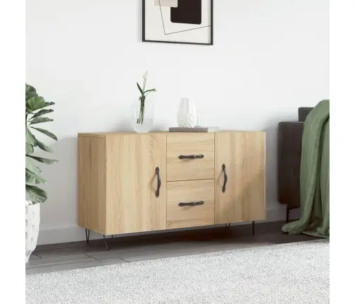 Kumode, Ozolkoka Krāsa, 100X36X60 Cm, Inženierijas Koks Vidaxl
