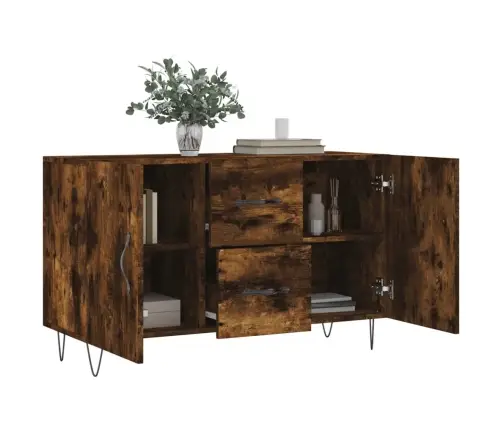 Kumode, Ozolkoka Krāsa, 100X36X60 Cm, Inženierijas Koks Vidaxl