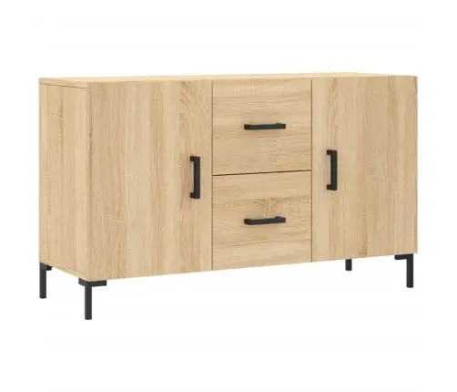 Kumode, Ozolkoka Krāsa, 100X36X60 Cm, Inženierijas Koks Vidaxl