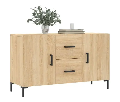 Kumode, Ozolkoka Krāsa, 100X36X60 Cm, Inženierijas Koks Vidaxl