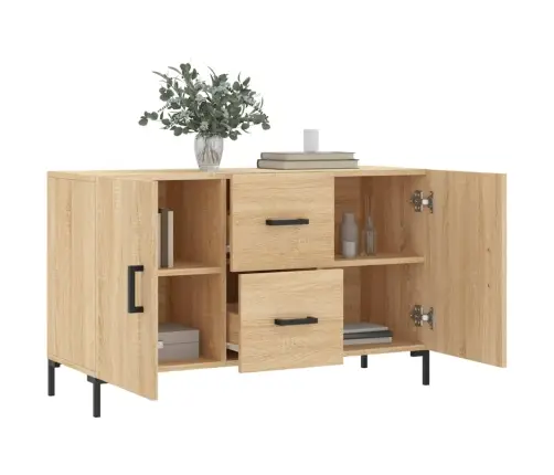 Kumode, Ozolkoka Krāsa, 100X36X60 Cm, Inženierijas Koks Vidaxl