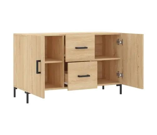 Kumode, Ozolkoka Krāsa, 100X36X60 Cm, Inženierijas Koks Vidaxl