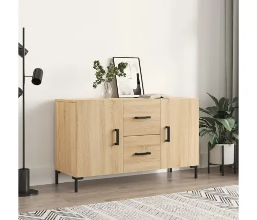 Kumode, Ozolkoka Krāsa, 100X36X60 Cm, Inženierijas Koks Vidaxl