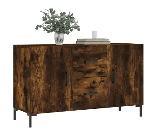 Kumode, Ozolkoka Krāsa, 100X36X60 Cm, Inženierijas Koks Vidaxl