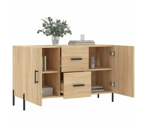 Puhvetkapp, Sonoma Tamm, 100 X 36 X 60 cm Tehispuit