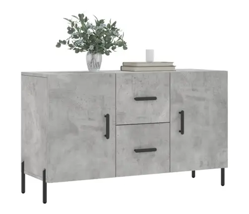 Kumode, Betona Pelēka, 100X36X60 Cm, Inženierijas Koks Vidaxl Kumode, Betona Pelēka, 100X36X60 Cm, Inženierijas Koks Vidaxl