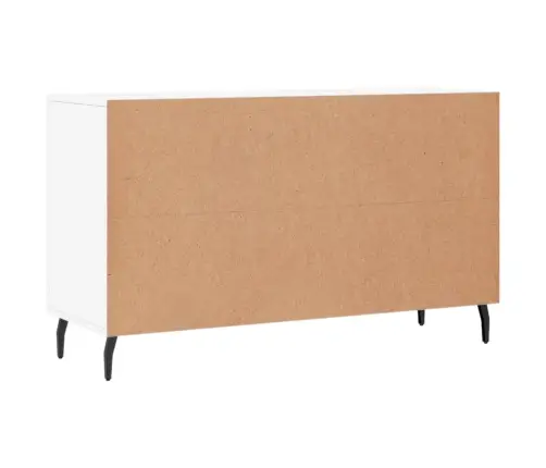 Kumode, Balta, 100X36X60 Cm, Inženierijas Koks Vidaxl