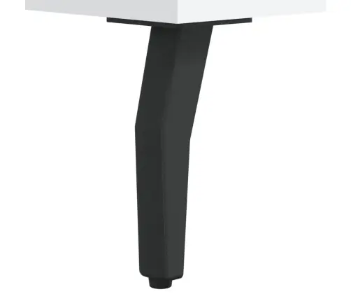 Kumode, Balta, 100X36X60 Cm, Inženierijas Koks Vidaxl