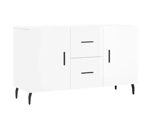 Puhvetkapp, Kõrgläikega Valge, 100 X 36 X 60 cm Tehispuit