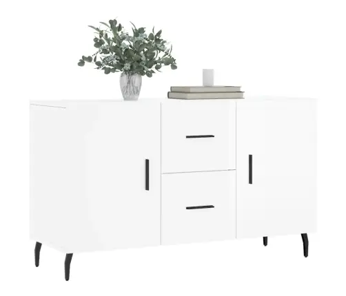 Puhvetkapp, Kõrgläikega Valge, 100 X 36 X 60 cm Tehispuit