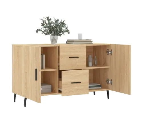 Kumode, Ozolkoka Krāsa, 100X36X60 Cm, Inženierijas Koks Vidaxl