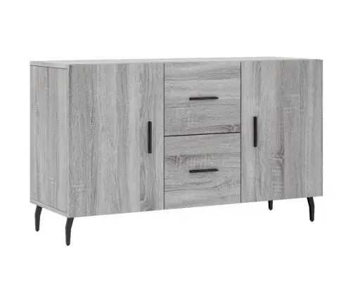 Šoninė Spintelė, Pilka Ąžuolo, 100X36X60cm Apdirbta Mediena