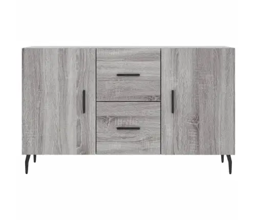 Šoninė Spintelė, Pilka Ąžuolo, 100X36X60cm Apdirbta Mediena