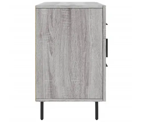 Šoninė Spintelė, Pilka Ąžuolo, 100X36X60cm Apdirbta Mediena