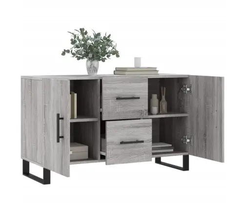 Kumode, Pelēka Ozolkoka Krāsa, 100X36X60 Cm, Inženierijas Koks Vidaxl Kumode, Pelēka Ozolkoka Krāsa, 100X36X60 Cm, Inženierijas Koks Vidaxl