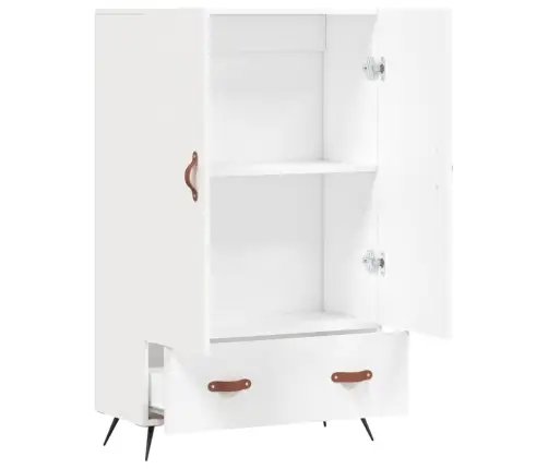 Augstais Skapītis, Balts, 69,5X31X115 Cm, Inženierijas Koks Vidaxl