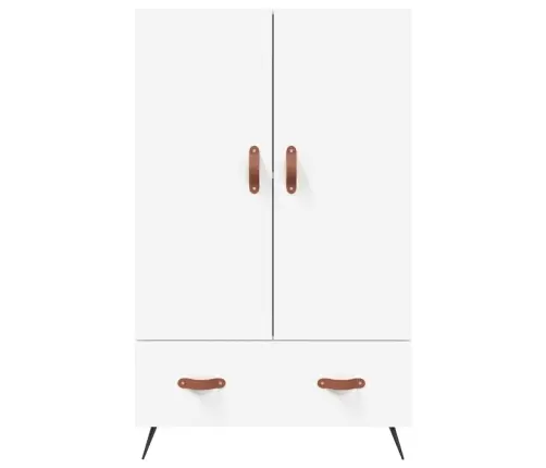 Augstais Skapītis, Balts, 69,5X31X115 Cm, Inženierijas Koks Vidaxl