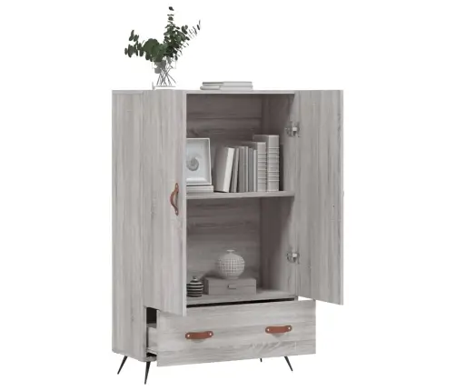 Augstais Skapītis, Pelēks, 69,5X31X115 Cm, Inženierijas Koks Vidaxl Augstais Skapītis, Pelēks, 69,5X31X115 Cm, Inženierijas Koks Vidaxl