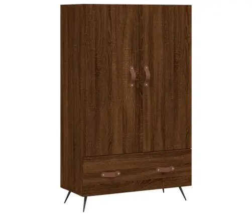 Komoda, Rudos Ąžuolo Spalvos, 69,5X31X115cm Apdirbta Mediena