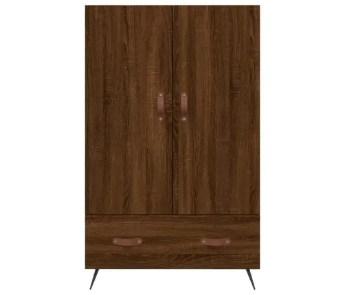 Komoda, Rudos Ąžuolo Spalvos, 69,5X31X115cm Apdirbta Mediena