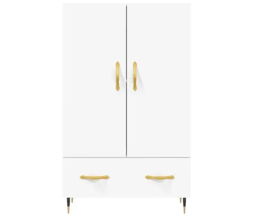 Komoda, Baltos Spalvos, 69,5X31X115cm Apdirbta Mediena