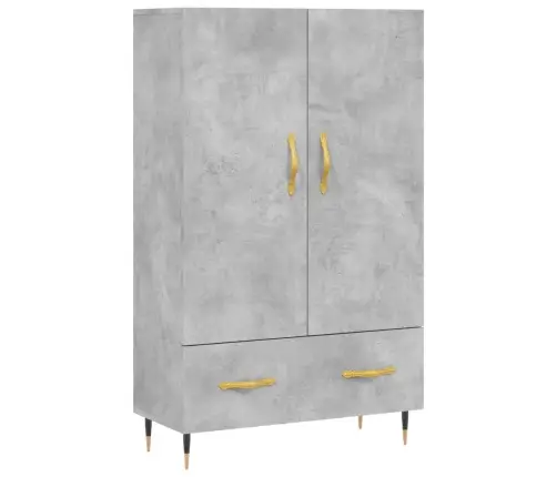 Kõrge Kapp, Betoonhall, 69,5 X 31 X 115 cm Tehispuit