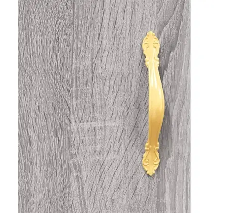 Komoda, Pilkos Ąžuolo Spalvos, 69,5X31X115cm Apdirbta Mediena