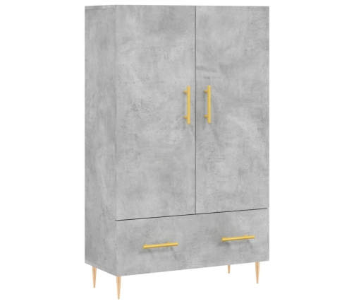 Kõrge Kapp, Betoonhall, 69,5 X 31 X 115 cm Tehispuit