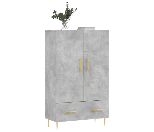 Kõrge Kapp, Betoonhall, 69,5 X 31 X 115 cm Tehispuit