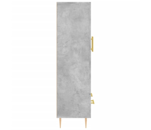 Kõrge Kapp, Betoonhall, 69,5 X 31 X 115 cm Tehispuit