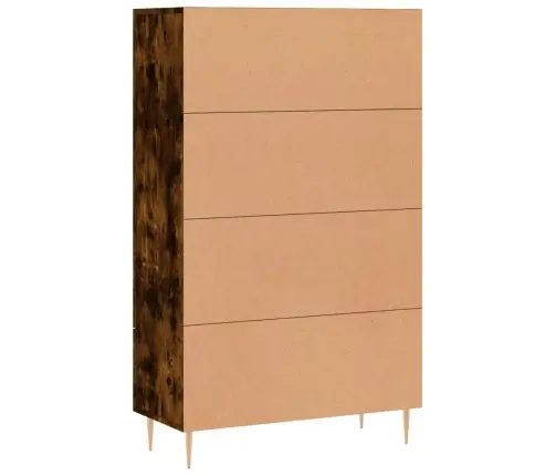 Komoda, Dūminio Ąžuolo Spalvos, 69,5X31X115cm Apdirbta Mediena Komoda, Dūminio Ąžuolo Spalvos, 69,5X31X115cm Apdirbta Mediena
