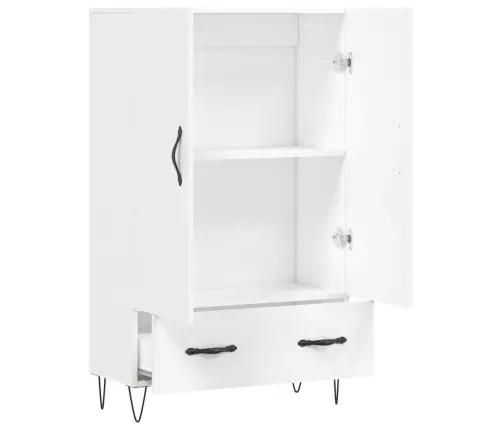 Augstais Skapītis, Balts, 69,5X31X115 Cm, Inženierijas Koks Vidaxl Augstais Skapītis, Balts, 69,5X31X115 Cm, Inženierijas Koks Vidaxl