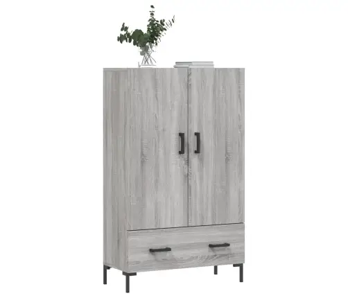 Augstais Skapītis, Pelēks, 69,5X31X115 Cm, Inženierijas Koks Vidaxl Augstais Skapītis, Pelēks, 69,5X31X115 Cm, Inženierijas Koks Vidaxl