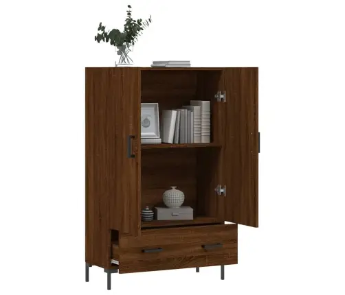 Augstais Skapītis, Ozolkoka, 69,5X31X115 Cm, Inženierijas Koks Vidaxl