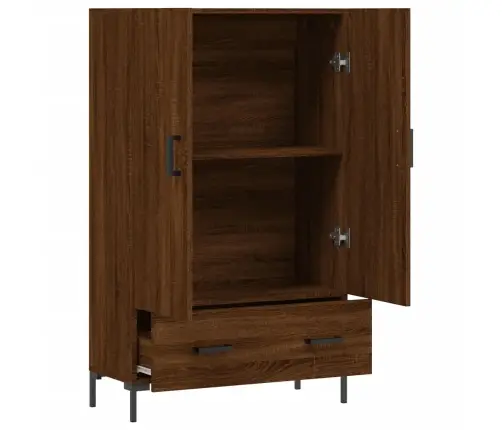 Augstais Skapītis, Ozolkoka, 69,5X31X115 Cm, Inženierijas Koks Vidaxl