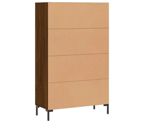 Augstais Skapītis, Ozolkoka, 69,5X31X115 Cm, Inženierijas Koks Vidaxl