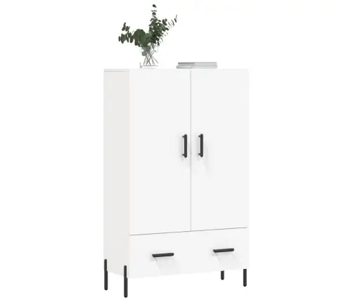 Komoda, Baltos Spalvos, 69,5X31X115cm Apdirbta Mediena