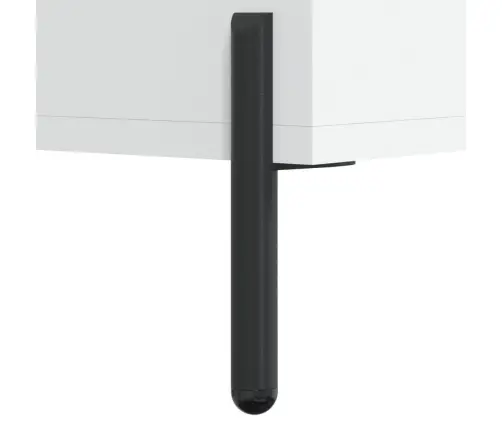 Komoda, Baltos Spalvos, 69,5X31X115cm Apdirbta Mediena